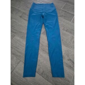 Fanka Body Sculpt High Waisted Blue Compression Leggings Size Small